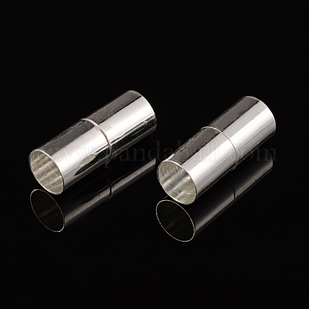 Brass Magnetic Clasps KK-J143-S-NF-1