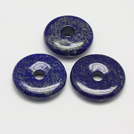 Natural Lapis Lazuli Pendants G-G429-03-32x6mm-1