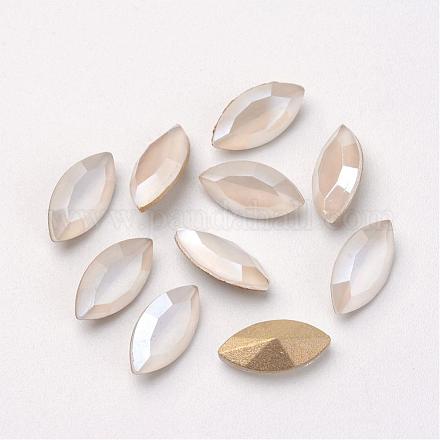 Nail art decoration k9 perles de verre GLAA-N0022-5x10mm-01-1