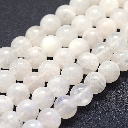 Chapelets de perles en pierre de lune naturelle G-P342-02A-10mm-AA-1