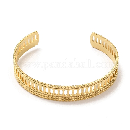 Ion Plating(IP) 304 Stainless Steel Bangles BJEW-L682-030G-1