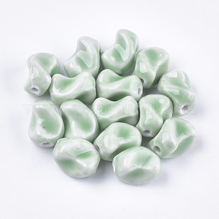 Handmade Porcelain Beads PORC-S498-04B-1