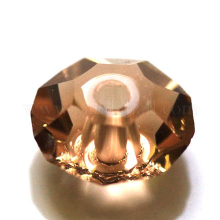 Abalorios de cristal austriaco de imitación SWAR-F061-4x8mm-18-1