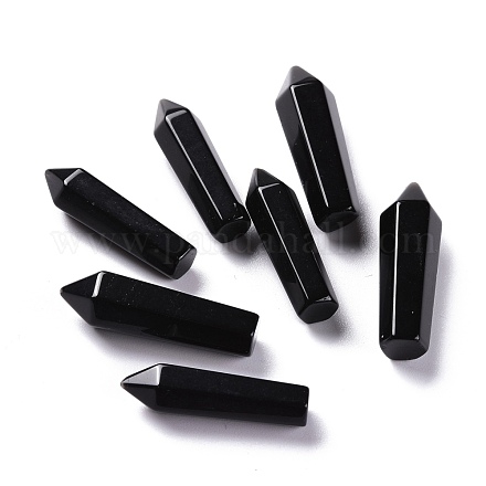 Natural Obsidian Beads G-M379-24-1