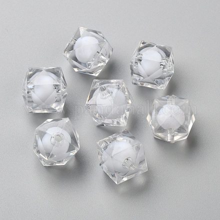 Perles en acrylique transparente TACR-S112-20mm-01-1