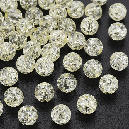 Perles en acrylique transparentes craquelées MACR-S373-66-N01-1