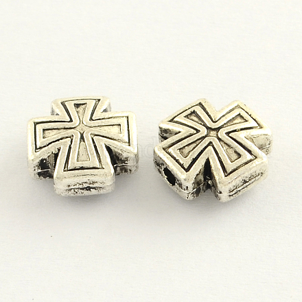 Perlas de aleación de zinc de estilo tibetano X-TIBEB-S038-26-1
