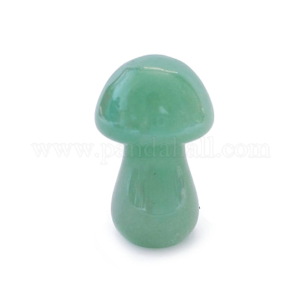 Natural Green Aventurine Healing Mushroom Figurines PW-WG61562-19-1