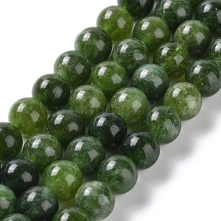 Dyed Natural Malaysia Jade Beads Strands G-G021-02B-13-1