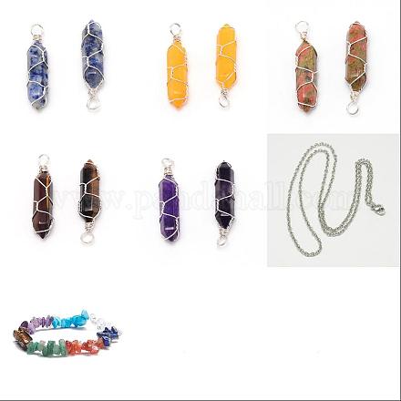 Kit per la creazione di set di gioielli in pietra fai da te DIY-SZ0007-87-1