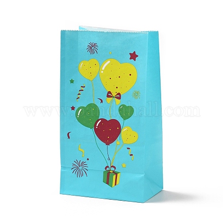 Rechteckige Geschenktüten aus Papier für Süßigkeiten ABAG-C002-01F-1
