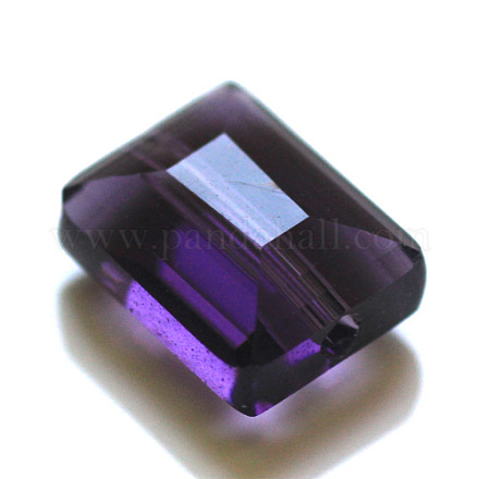 Abalorios de cristal austriaco de imitación SWAR-F060-8x6mm-27-1