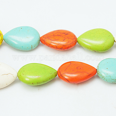 Synthetic Turquoise Beads Strands TURQ-G036-M-1