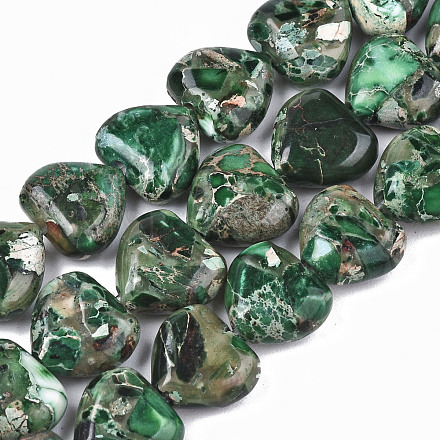 Fili di perle di diaspro imperiale naturale G-S366-065C-1