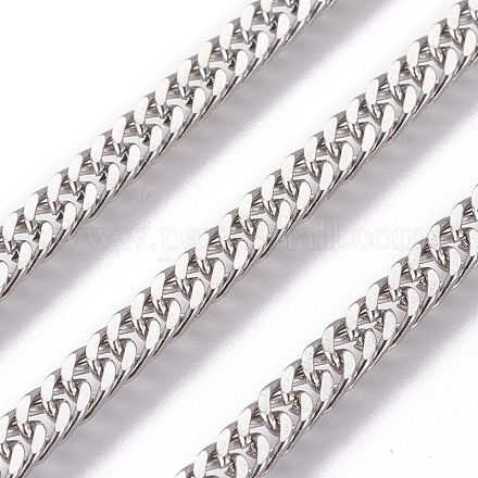 304 Stainless Steel Curb Chains CHS-E018-12P-1