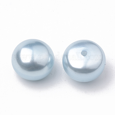 Perles d'imitation en plastique écologique MACR-S284-01C-10-1