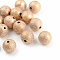 Spray Painted Acrylic Beads, Matte Style, Round, Navajo White, 6mm, Hole: 1.5mm, about 4700pcs/500g