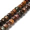Natural Polychrome Jasper/Red Picasso Jasper Beads Strands, Facrted, Cube, 6.5~7.5x6.5~7.5x6.5~7.5mm, Hole: 1.2mm, about 57~58pcs/strand, 15.35''~15.55''(39~39.5cm)