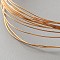 925 Sterling Silver Wire, Round, Half Hard, Golden, 0.3mm, about 6.56 Feet(2m)/Roll