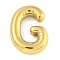 Ion Plating(IP) 304 Stainless Steel Pendants, Balloon Letter Charm, Golden, Letter G, 21x15.5x5mm, Hole: 2.5x2mm