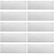 30Pcs Aluminum Pendants, Rectangle, Platinum, 15~30x30~45x1mm, Hole: 1.6~1.8mm, 16pcs/style