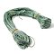 Laser PU Leather Cord, for DIY Jewelry Making, Dark Sea Green, 2mm, about 98~100m/Bundle