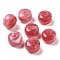 Transparent Acrylic Beads, Barrel, Indian Red, 14.5x10mm, Hole: 2mm, about 310pcs/500g