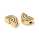 Rack Plating Brass Enamel Beads KK-E060-08G-3