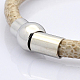 Snake Print PU Leather Bracelets BJEW-E217-01F-3