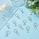 24 Stück Dreadlocks-Perlen aus Legierung in 2 Stilen PALLOY-AB00079-5