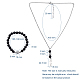 Collares pendientes y conjuntos de pulseras elásticas SJEW-JS01071-03-3
