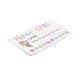 Rectangle Paper Reward Incentive Card DIY-K043-05-02-5