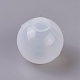 シリコンモールド  レジン型  UVレジン用  エポキシ樹脂ジュエリー作り  球型  ボール  ホワイト  27x28mm  穴：10mm DIY-G008-05B-3