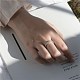 スター指輪シルバーマイクロパヴェキュービックジルコニアフィンガー指輪925個  透明  プラチナ  usサイズ8 1/4(18.3mm) RJEW-BB48499-B-4