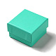 (venta de liquidación defectuosa: el botón tiene una mancha negra) caja de regalo de cartón cajas para juegos de joyas CBOX-XCP0001-04-2