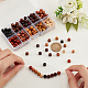 PH PandaHall 200pcs 10 Colors 8mm Natural Wooden Beads Round Loose Wood Beads Bulk Assorted Natural Wooden Bead for Jewelry Making Craft DIY Bracelet Necklace Earrings Easter WOOD-PH0002-51-3