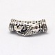 Vintage Thai Sterling Silver Curved Tube Beads STER-L009-340-1