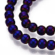Chapelets de perles en verre électroplaqué&nbsp;EGLA-T021-4mm-13C-3