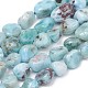 Natural Larimar Beads Strands X-G-L493-37-1