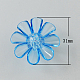 Kleidungsstück Zubehör transparentem Acryl Blume nähen Ösenknöpfe TACR-R18-M-2