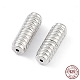 Rhodium Plated 925 Sterling Silver Screw Clasps STER-K173-13P-1