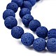 Natural Lava Rock Beads Strands G-S247-8mm-14-5