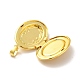 Acumular colgantes medallón de latón chapado KK-I688-06G-4