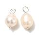 Colgantes naturales de perlas cultivadas de agua dulce PALLOY-JF00942-03-2