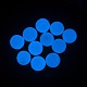 Half Drilled Round Synthetic Luminous Stone Beads G-G-P131-8mm-10-3
