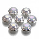 ABS Plastic Imitation Pearl Sewing Buttons BUTT-S005-10mm-01S-1