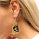Boucles d'oreilles pendantes en perles de verre UP1893-01-3