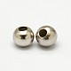 Round 925 Sterling Silver Beads STER-O021-4x4mm-02P-1