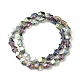 Transparent Electroplate Glass Beads Strands EGLA-F159-HP01-2