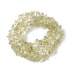 Natural Lemon Quartz Chip Beads Strands G-G905-05-3